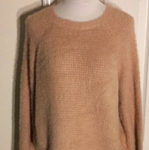 Cotton Emporium Fuzzy Knit Sweater Pa…